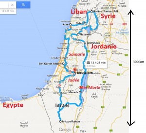 Carte Israël GooMap